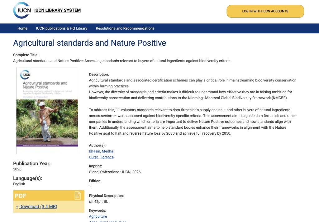 IUCN ชี้ RSPO เป็นหนึ่งในมาตรฐานสำคัญด้านความหลากหลายทางชีวภาพ แนะทุกภาคส่วนร่วมสนับสนุนการผลิตปาล์มน้ำมันยั่งยืน
